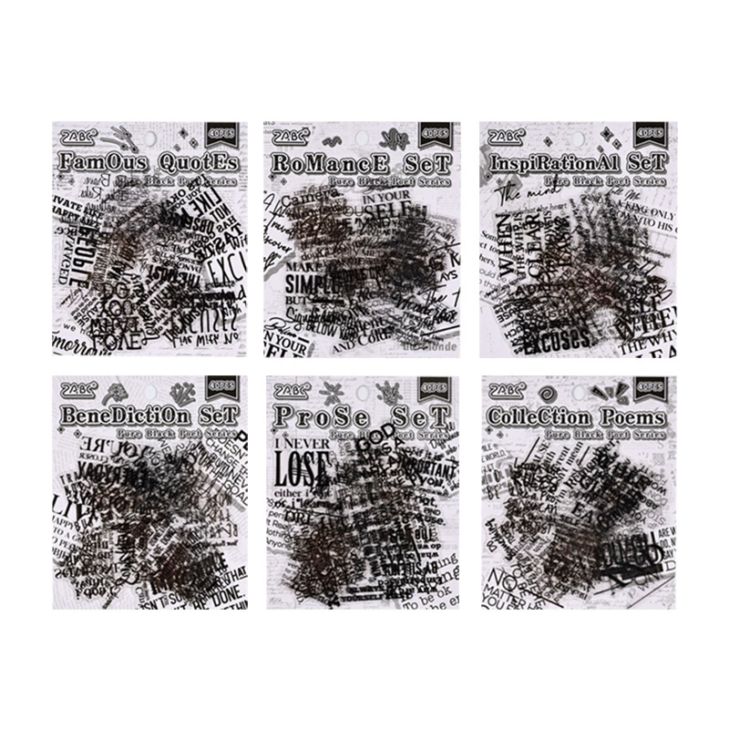 悦真 (Cross-border trading), sticker, stickers, scheduler, English letters