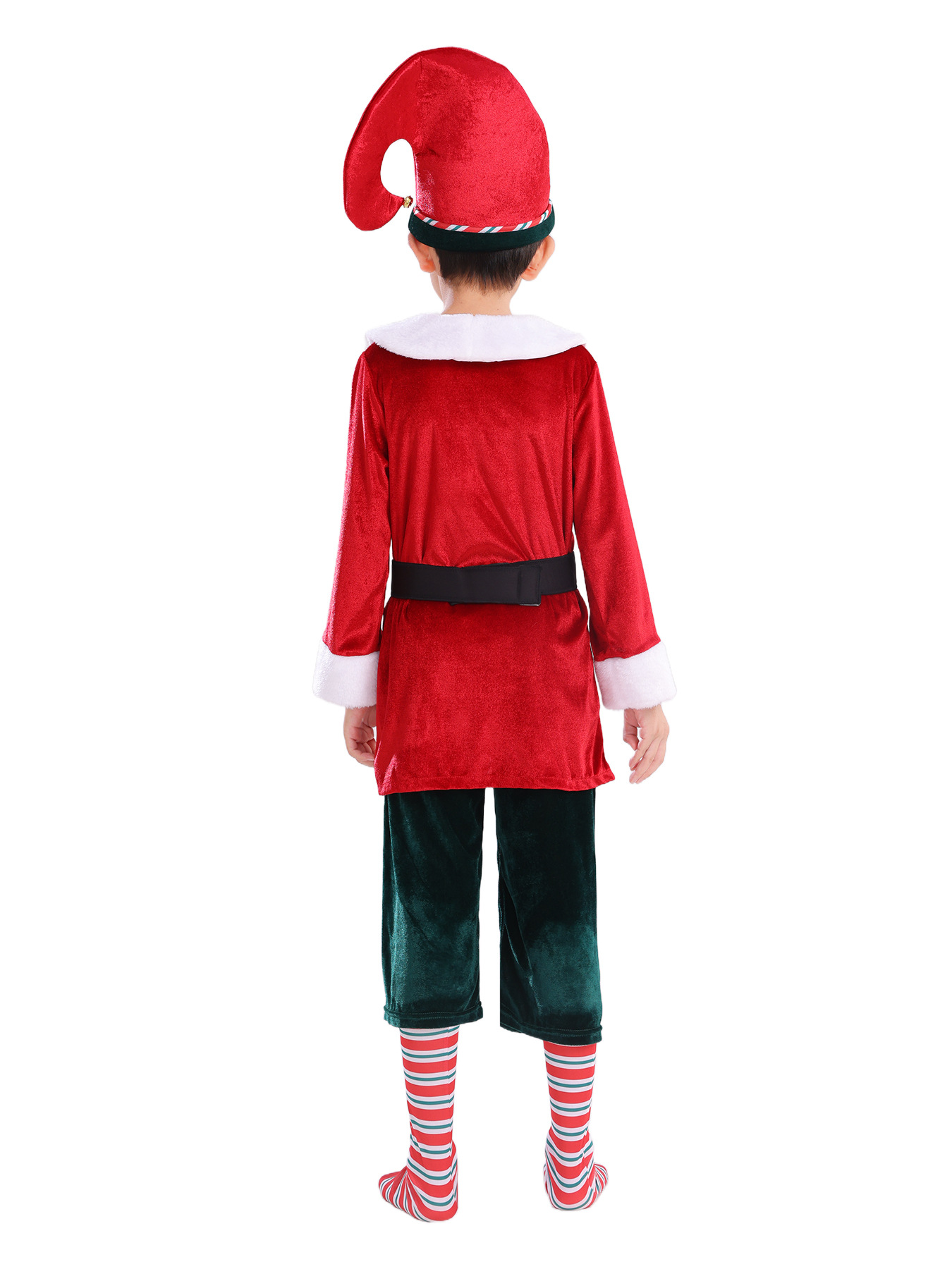 2025 transfronterizos nuevos costumes de Navidad para niños elfos disfraz de espectáculo ropa de espectáculo ropa de papel