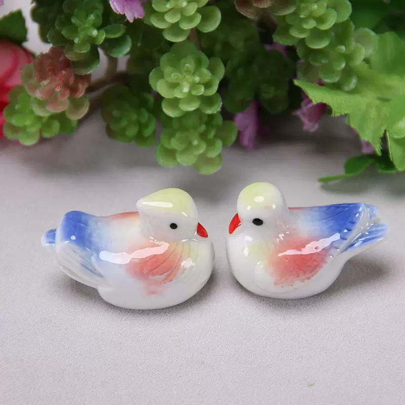 Zakka陶瓷筷子架鸳鸯筷子架12906鸭子筷子架笔架盆景装饰小摆件