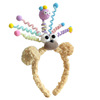 Plush headband, cartoon hairgrip for face washing, hairpins, hair accessory, with little bears, internet celebrity