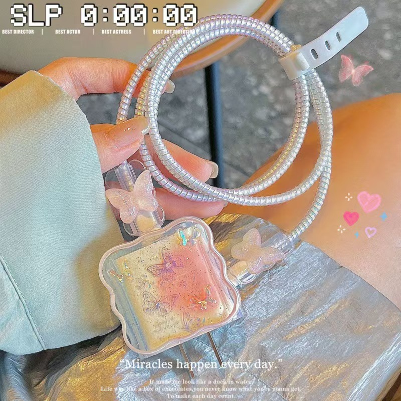 Para Apple 14 línea de datos cubierta protectora iPhone13 cargador cabezal 12promax bobinado estuche para iPad