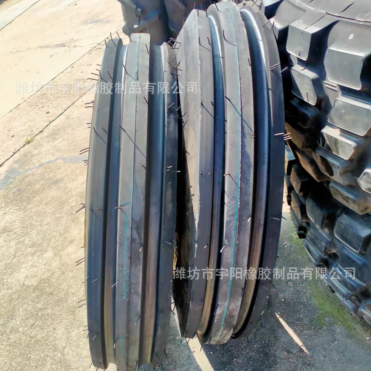 联合收割机 拖拉机前轮7.50-20双沟花纹 导向 农用轮胎