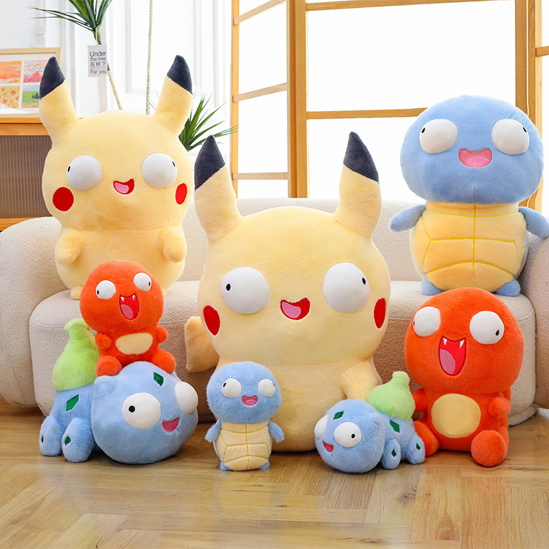 Pokémon Pikachu Plush Toy, Charmander Doll, Bulbasaur Stuffed Toy, Squirtle Doll Gift Pokémon Pikachu Plush Toy, Charmander Doll, Bulbasaur Stuffed Toy, Squirtle Doll Gift