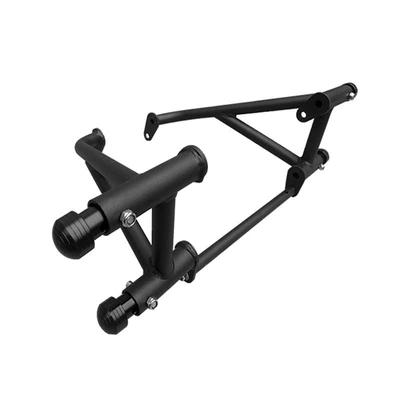 Applicable to Kaiyue 321R Motorcycle bumper - black-carbon-steel-luxury-bumper