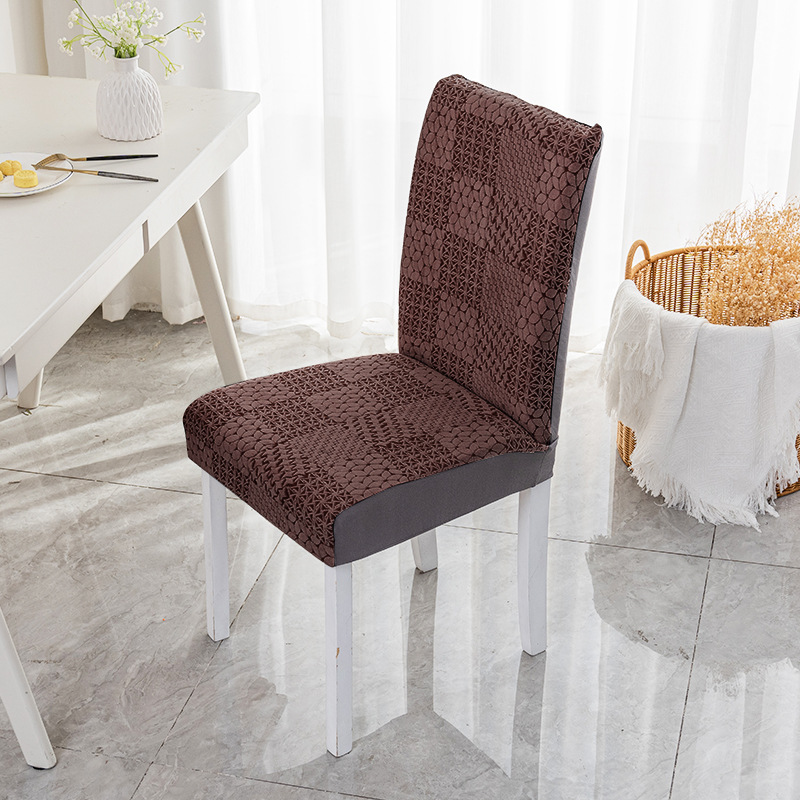 Four Seasons cubierta de silla de mesa de comedor elástica universal cubierta de silla todo incluido resistente al desgaste hogar Luz de lujo restaurante palillos cubierta