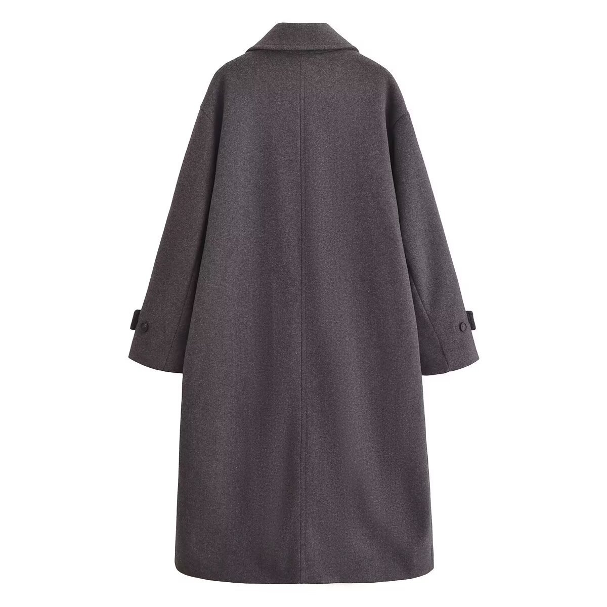 Vêtements pour femmes automne et hiver nouvelle mode de rue manteau coupe-vent en laine veste_voghion.com