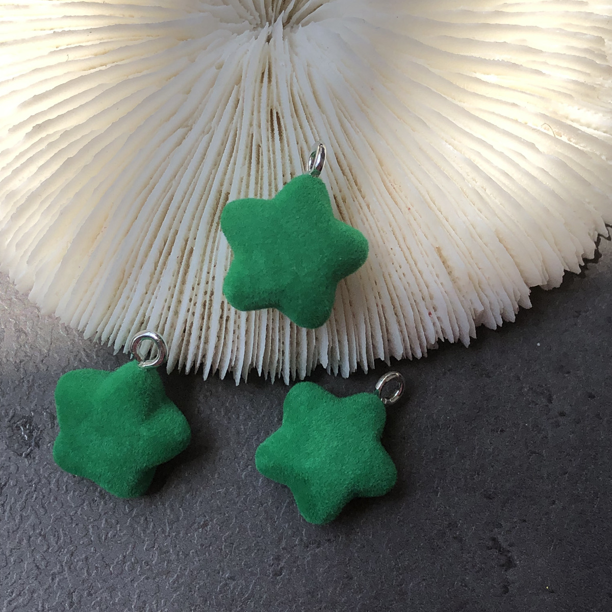 30g Weight Pendant Jewelry Making Type 15mm Jewelry Making Size DIY Jewelry Accessories Classification 10 PCS/Package Quantity Plastic, Resin Material Pentagram Pattern Casual, Cute, Simple Style Style 10 PCS/Package 15mm Plastic Resin Pentagram Pendant 7