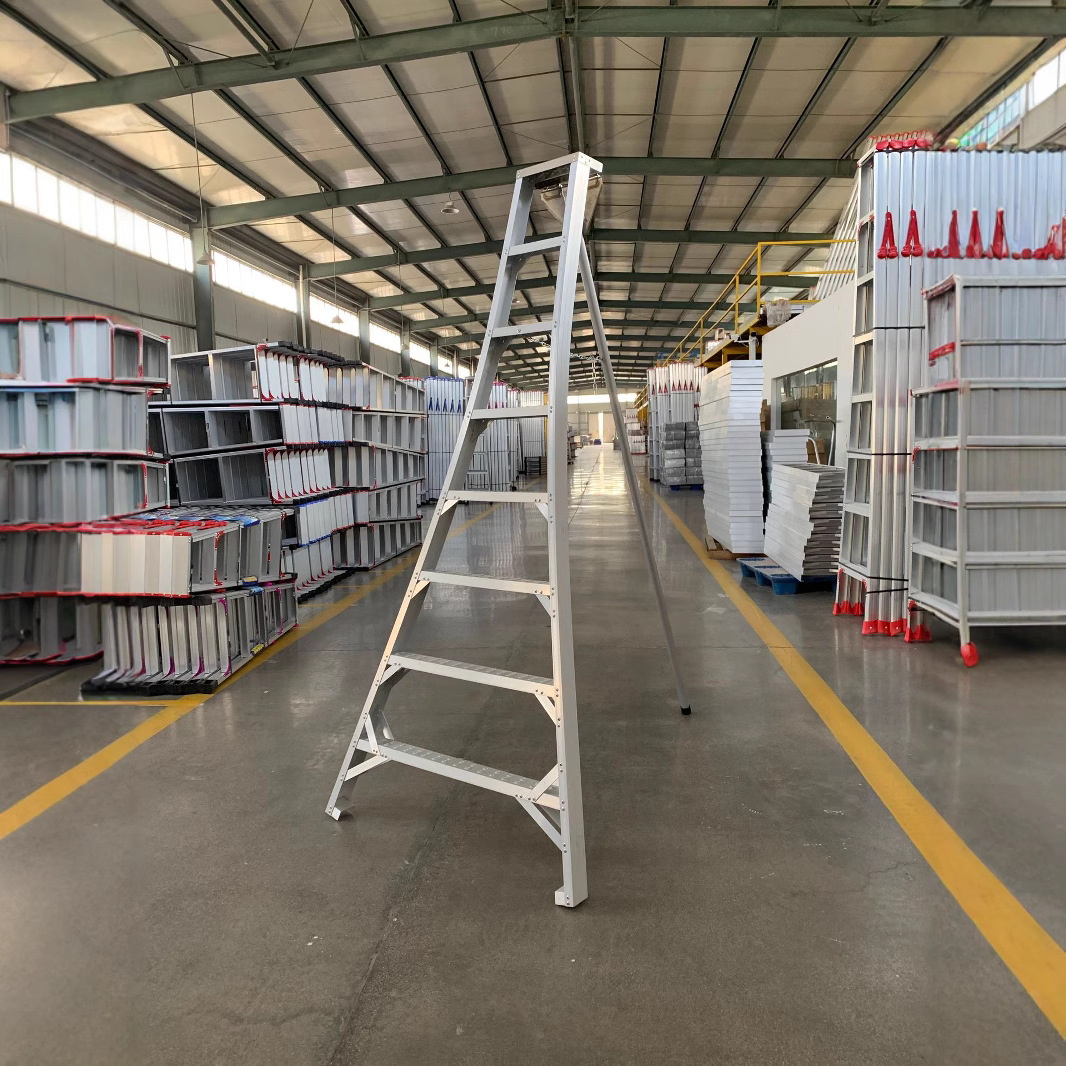 铝合金梯子三脚梯果园采摘梯登高梯园林专用梯单侧梯三条腿折叠梯