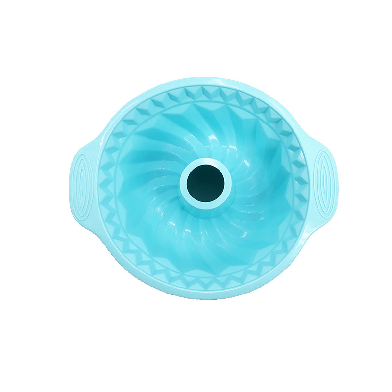 Herramientas de hornear molde de pastel de silicona molde de pastel redondo Qi Feng pan tostado para hornear traje de grado alimenticio