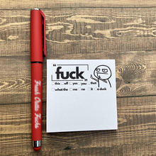 跨境新款Funny spoof post-it notes and pens 创意便利贴笔礼物