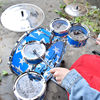 Children's drums, big realistic toy, music musical instruments, set, 3-6 years, wholesale