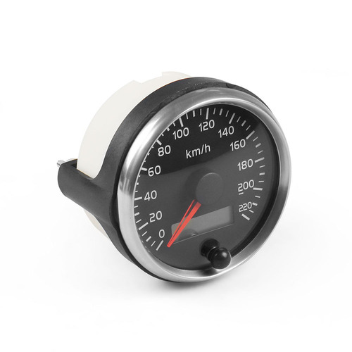Car Modification 85MM Speedometer Odometer Dual-in-One LCD Instrument Car Speedometer 220km/h