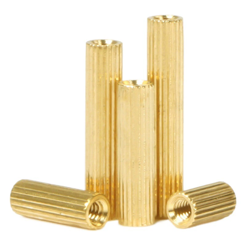 Круглый вертикальный узор двухпроходная медная колонна M2 полые медные шпильки гайка Колонка опорная Колонка батарея материнская плата изоляционная колонна опорная колонна