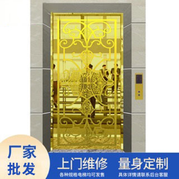 厂家供应不锈钢电梯厅门量身做 酒店写字楼乘客电梯门