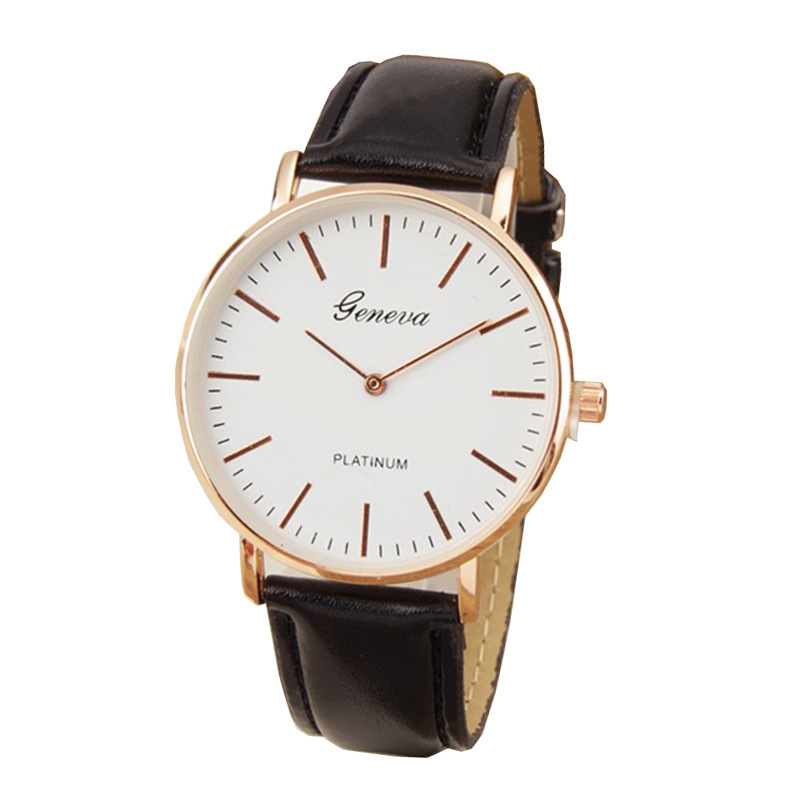 Cross-Border Internet Celebrity Popular Belt, Fashionable and Personalized, Retro Men's and Women's Couple Watch, Thin, High-End, Light Luxury Style