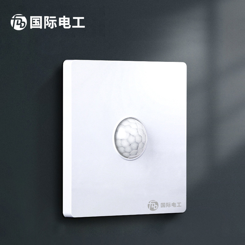 Type 86 human body induction switch panel 2/3/4 line 500W high power LED lamp infrared light control corridor delay