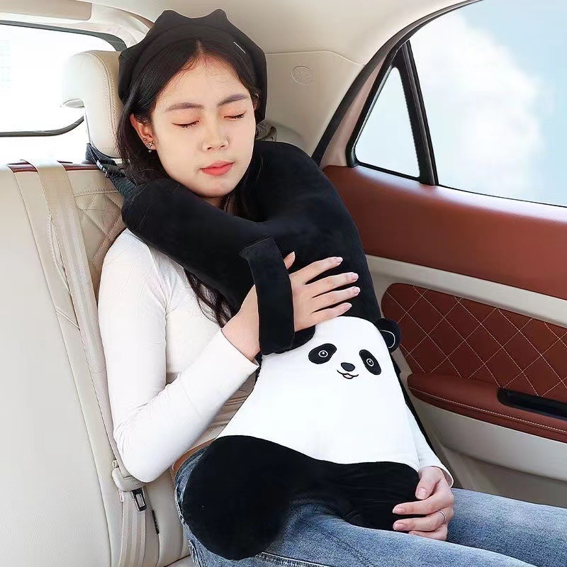 어린이 자동차 안전 벨트 안티 칼라 목 베개 자동차 후방 장거리 자동차 베개 자동차 잠자는 유물