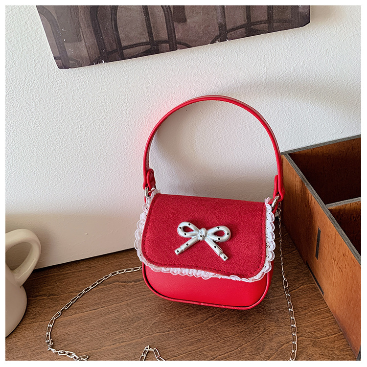 Bolsas de comercio exterior para niños, bolsas de cadena mini compactas, bolsas de arco dulce y lindas, bolsas de mano para padres e hijos.
