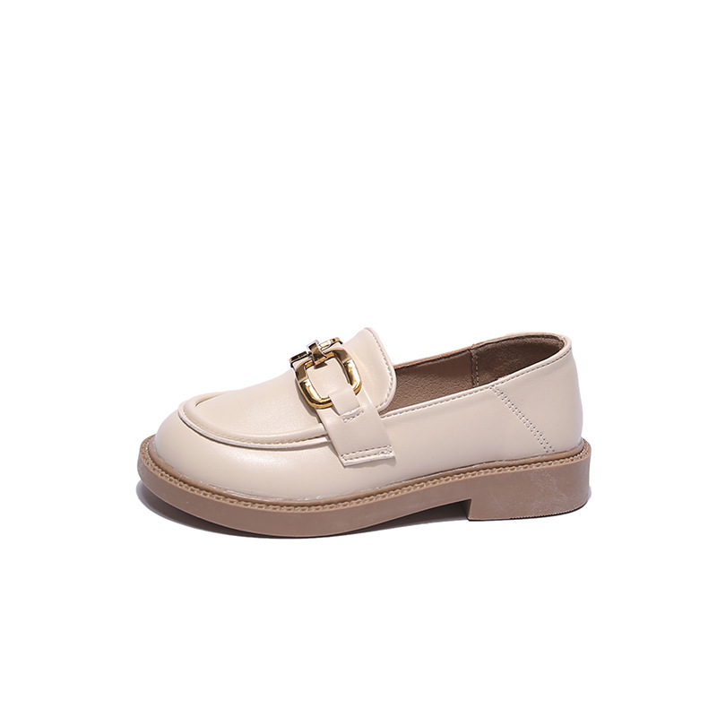Meederchersschong am College-Stil, Loafers mat engem Fouss, nei Hierscht 2022 fir kleng Meedercher Liederschong, Kannerschong_voghion.com