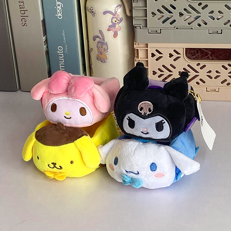 シナモロールのキーホルダー、クロミ、プリン犬、マイメロディの車用飾り、ぬいぐるみ、飾り物、ジュエリー収納|undefined