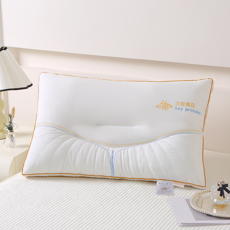 콩 단백질 모양의 흰색 베개 1000g