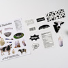 Oil, decorations suitable for photo sessions, stickers, sticker, wholesale