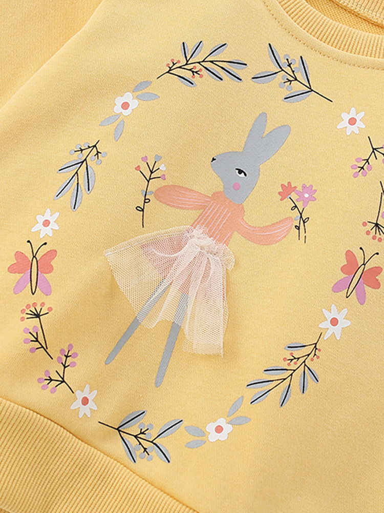 Traje transfronterizo malwee de dos piezas para niñas otoño e invierno nuevo suéter de manga larga con cuello redondo para niños europeos y americanos