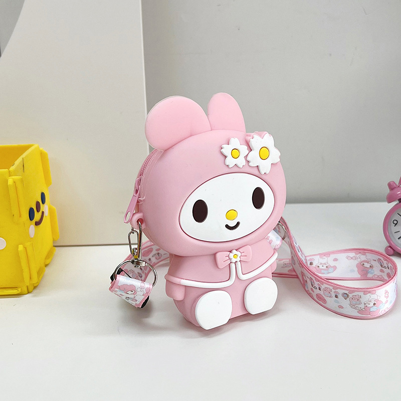 멜로디 중간 가방 핑크