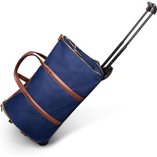 跨境西装拉杆收纳袋  商务旅行包男女手提健身包大容量折叠行李包