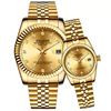 Gold watch for beloved suitable for men and women, suitable for import, internet celebrity