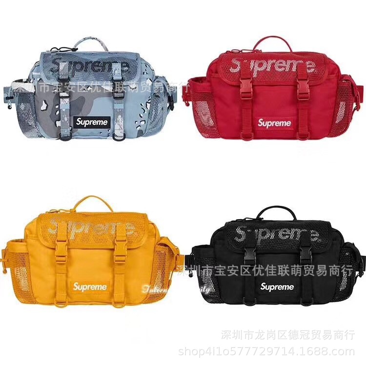 sup運動腰包20ss配件包戶外包男女騎行包大容量單肩斜挎包潮牌包