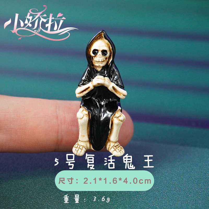 Estilo explosivo decoración transfronteriza Halloween esqueleto fantasma Pascua calabaza hueso momia decoración micro paisaje bricolaje