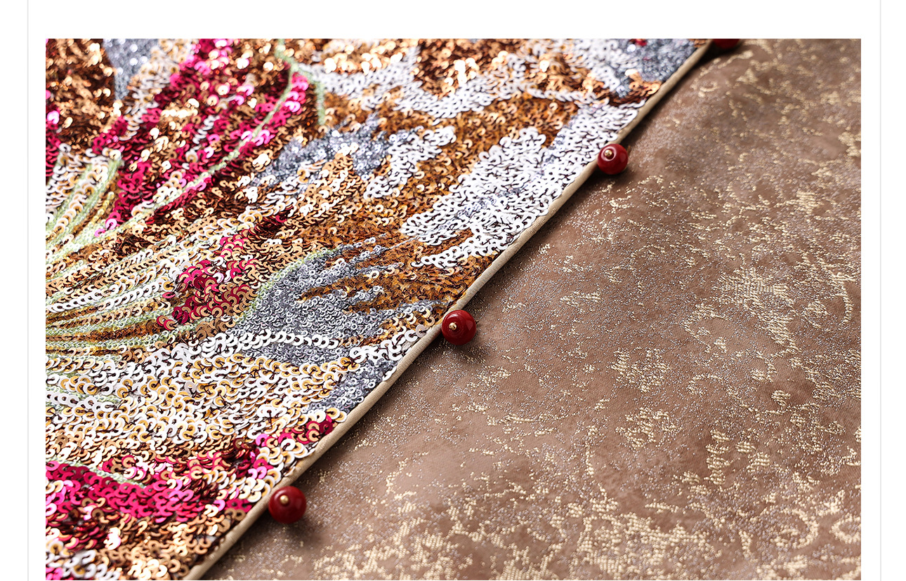 Áo vest nữ phong cách Trung Hoa mới 2026, thiết kế thêu sequin, chất rayon sang trọng — Đen, Màu huyền ảo, Xanh lam chi tiết 43