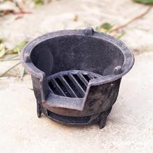 生铁炭炉铸铁炉木炭炉干锅煮茶炉铸造炉茶道碳炉小炭盆小火锅