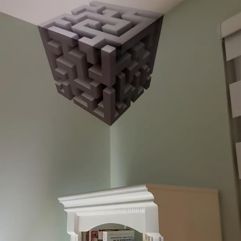 Impossible Corners – Wall Decorations That Reshape Reality, Visual Illusions of Three-Dimensional Wall Decorations