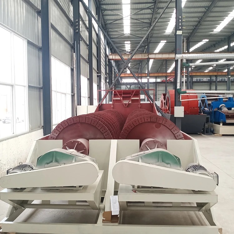 大型单双螺旋洗砂机蛟龙轮斗洗沙机河山沙石粉水洗砂分离全套设备