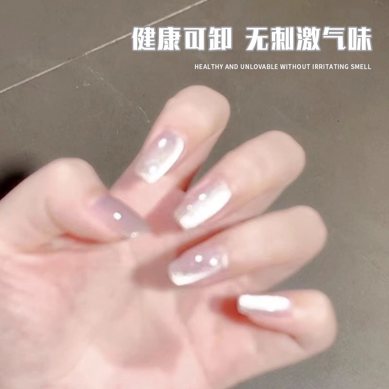 El nuevo estilo de Ennishi no es gris, ojo de gato 2025 muestra cerámica blanca, ojo de gato blanco, esmalte de uñas, exclusivo para salón de uñas