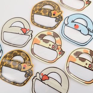 Animal Portable Self-Sealing Packaging Bags, School Bags, Snack Bags, Student and Children's Birthday Gift Bags, Hot-Selling Cross-Border Gift Bags