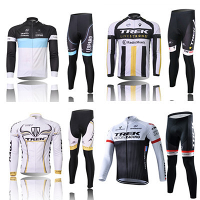 Cross-Border Factory Cycling Jersey Set Tour De France Team Version Mountain Bike Spring and Autumn Quick-Drying Clothing Roller Skating Clothing Wholesale
