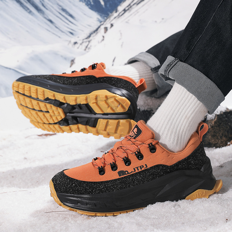 Botas de neve para homem forradas com lã para inverno_voghion.com
