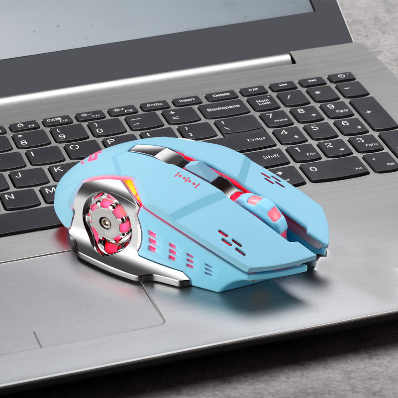 Silent Esports Games Charging Wireless Mechanical Mouse_voghion.com