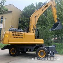 轮式挖掘机厂家 抓取机 旋转抓木机多用挖机轮式钩机 外贸出口