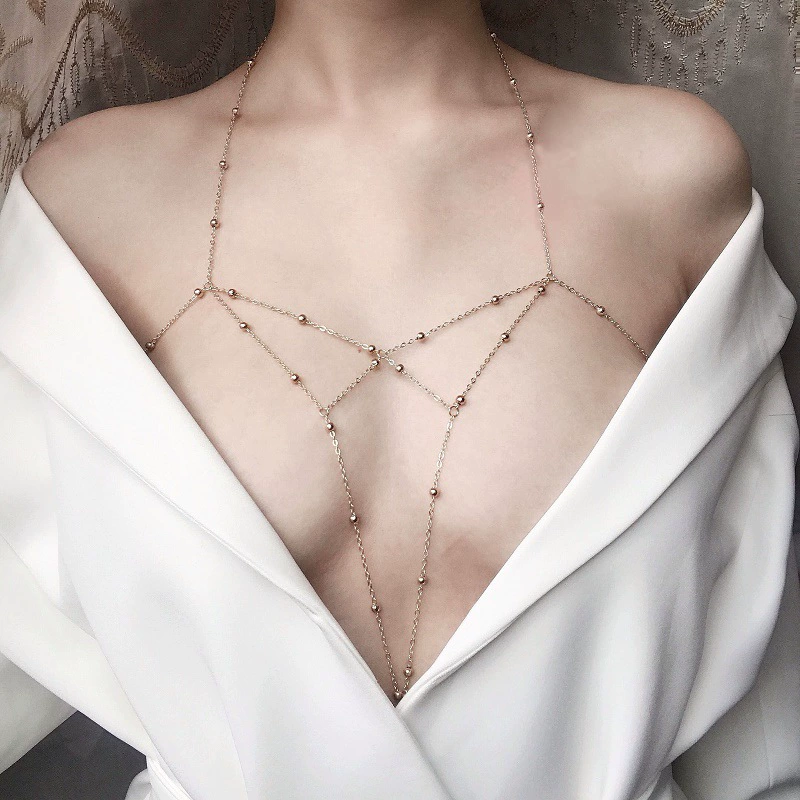 Купальник с бахромой, пляжный сексуальный аксессуар, цепочка, европейский стиль, желаемое