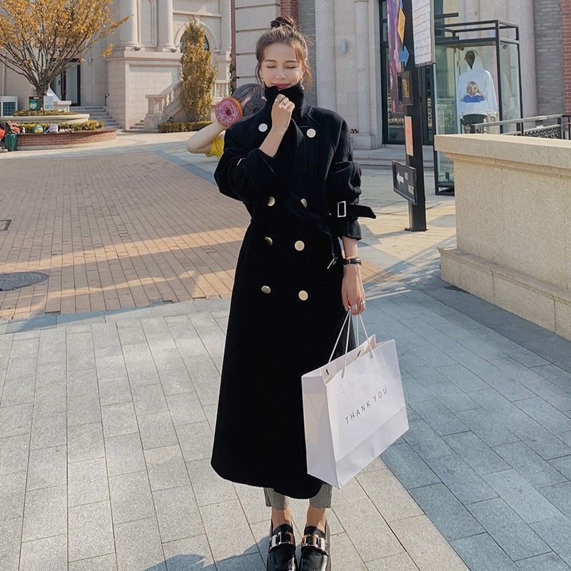 Black Woolen Coat 3