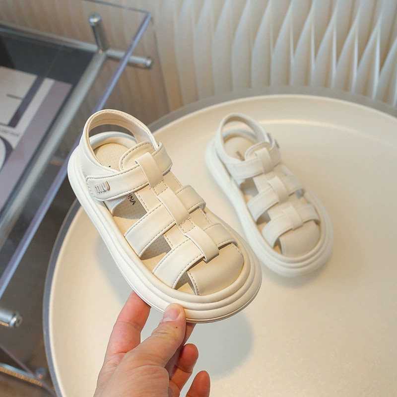 Children's bag, summer sandals, shoes for boys, non-slip universal beach footwear, soft sole, Korean style