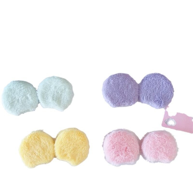 Plush Mickey Minnie Ear Accessories Multicolor Cute Furry DIY Making…