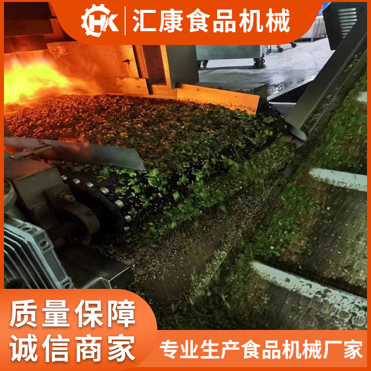 燃气猪耳朵烧毛机辣椒酱烧椒设备禽类肉皮自动喷火烤毛清洗流水线