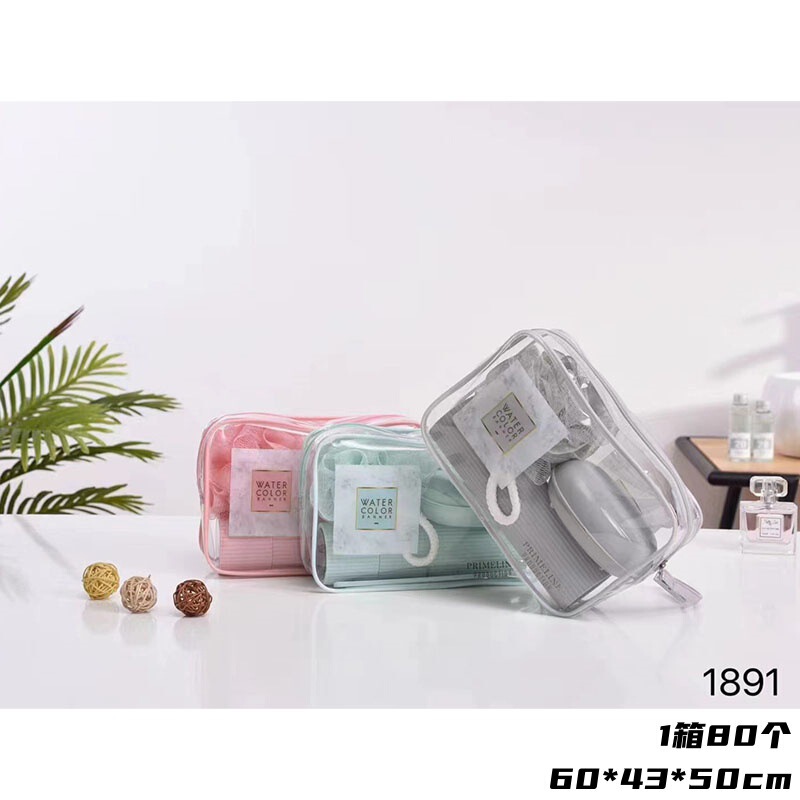 卸売り携帯旅行化粧品収納バッグ浴室洗面用品収納バッグ出張パンダ洗面バッグ|undefined