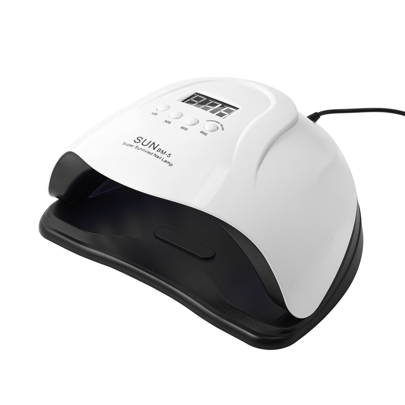 Nuevo portátil 45LED lámpara de manicuras 180W máquina de secado rápido de manicuras blancas