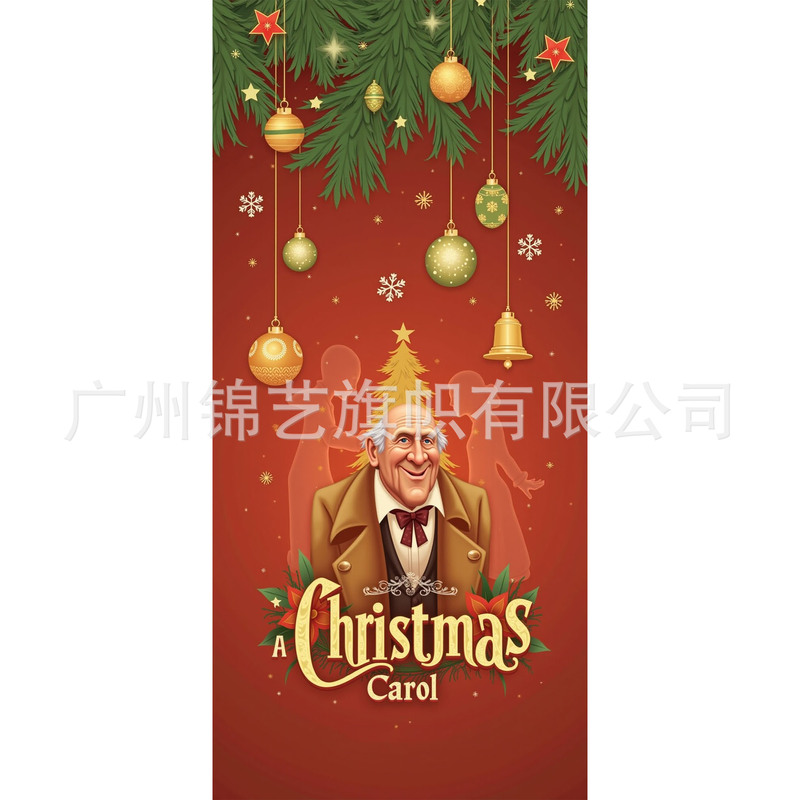 クロスボーダー新しいクリスマスドアカバードアハンギングホリデーパーティー装飾シーンレイアウト屋外アマゾンクリスマス|undefined